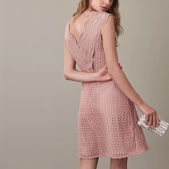 Reiss Lace Fit And Flare Dress - Picture 2 of 9